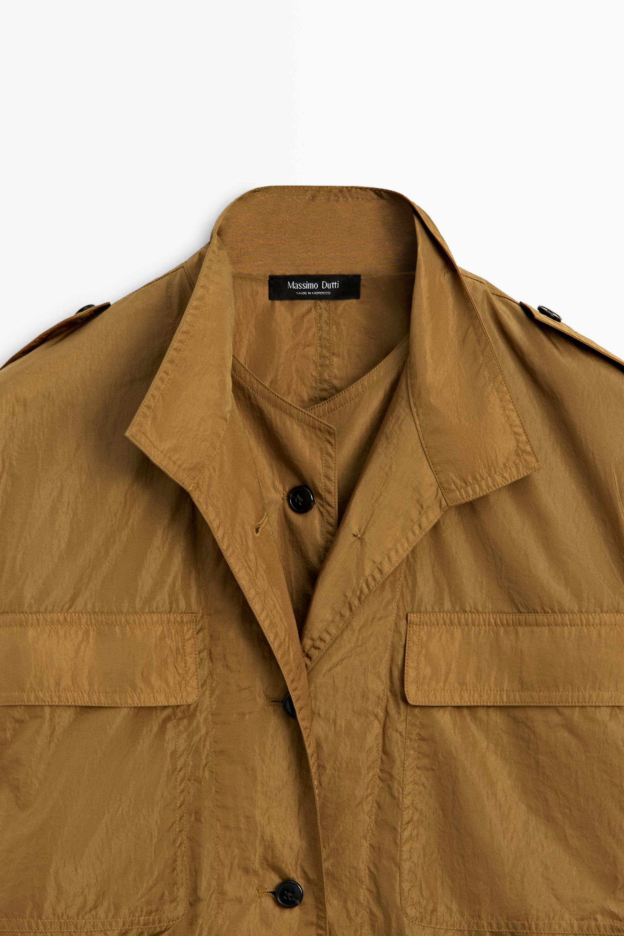 Technical overshirt with pocket details